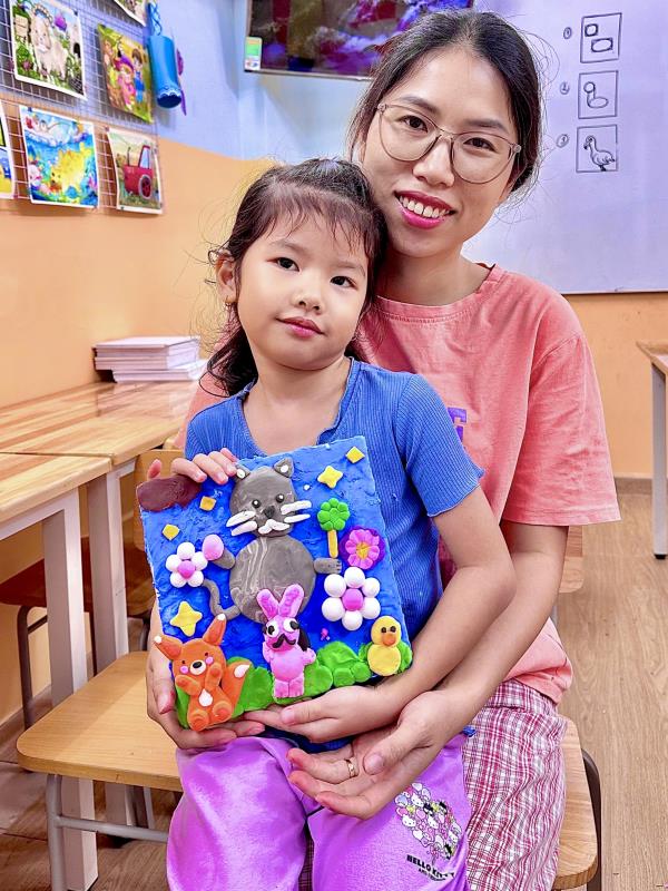 Mẹ Thảo - bé Thảo Nguyên (5 tuổi)