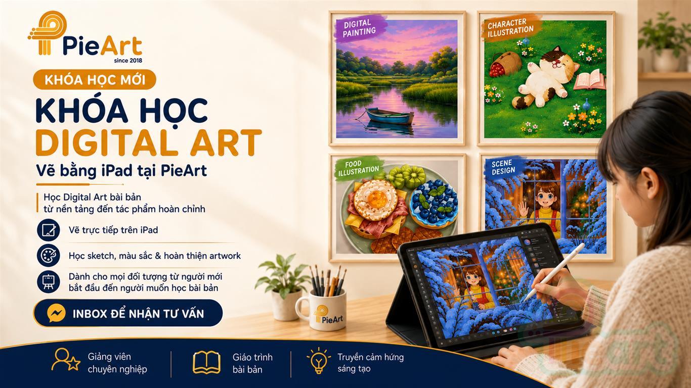 Lớp vẽ Digital Art