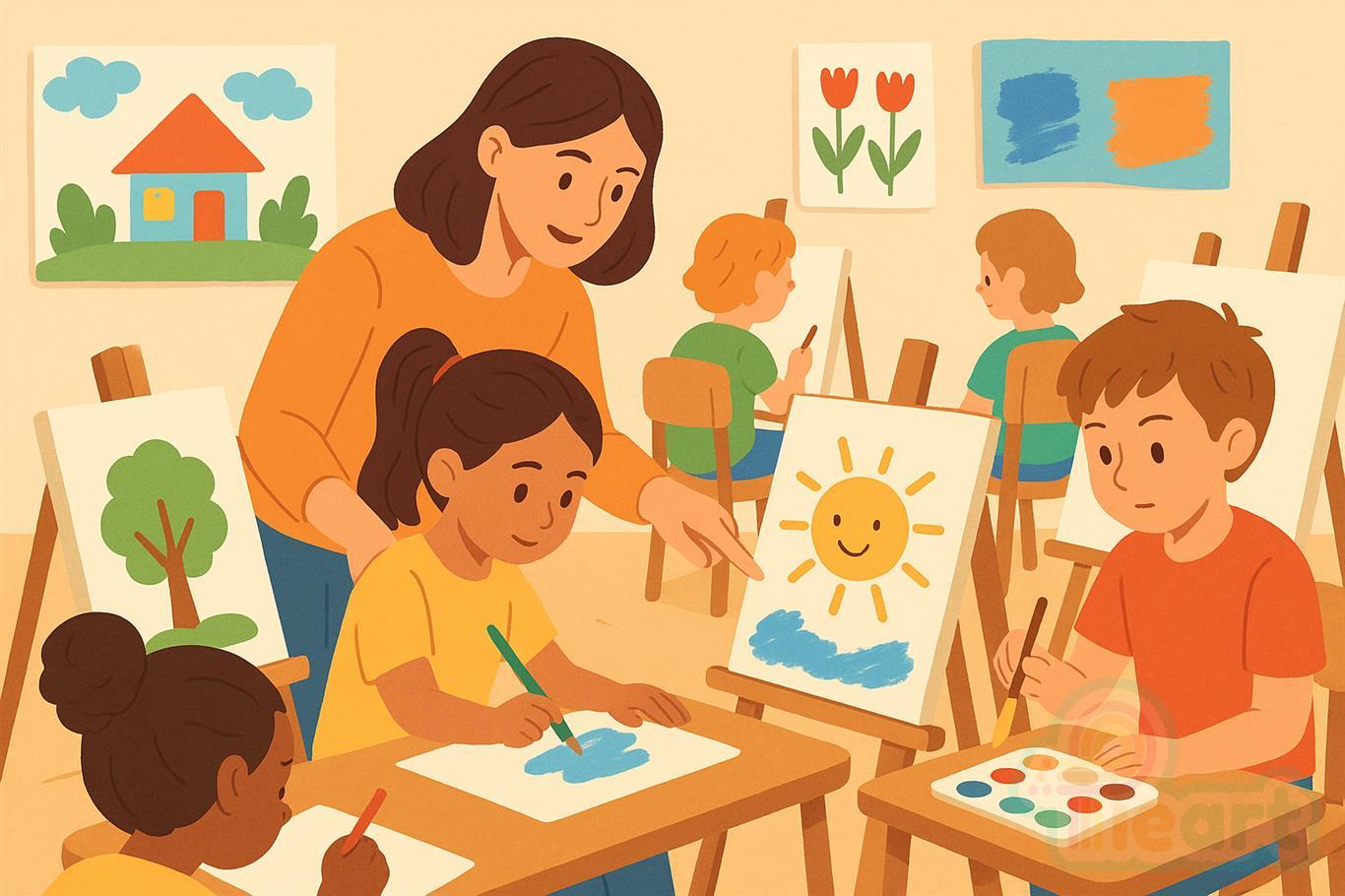 Lớp Học Vẽ Rèn Sự Tập Trung Cho Bé – Giúp Con Tăng Tư Duy & Khả Năng Quan Sát