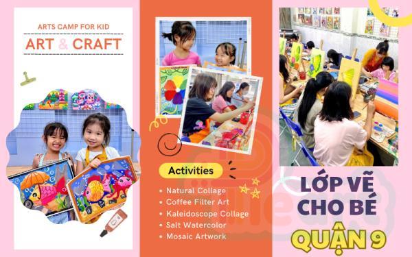 Đăng ký ngay lớp học vẽ cho bé ở Quận 9 - Chắp cánh ước mơ họa sĩ nhí