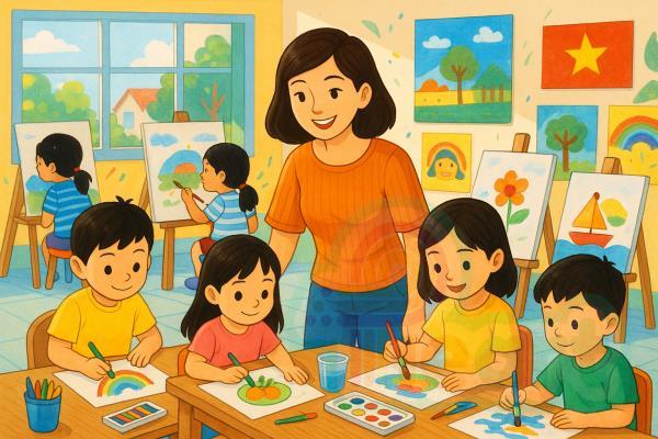 Dạy Vẽ Cơ Bản Thủ Đức - Nắm Vững Kỹ Thuật, Phát Triển Đam Mê Cho Bé