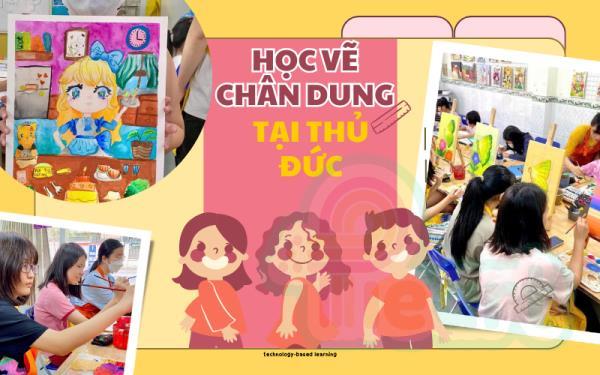 Học vẽ chân dung Thủ Đức - Khơi dậy tâm hồn hội họa cho bé yêu