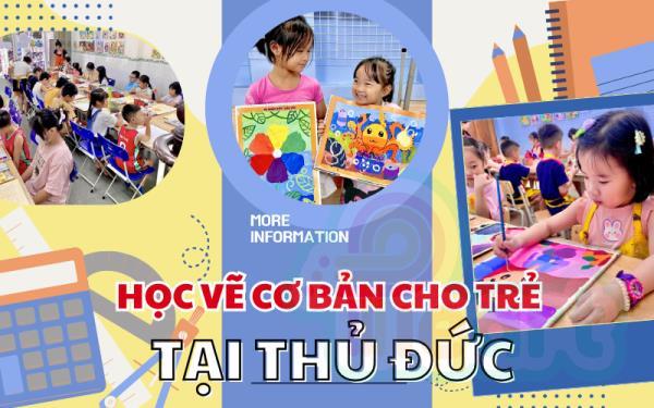 Học vẽ cơ bản cho trẻ tại Thủ Đức và TOP những lợi ích cho mặt trời bé con