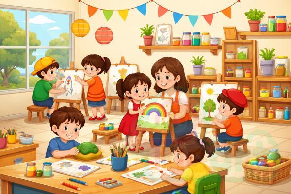 Lớp học vẽ cho bé tại Thủ Đức: Không gian sáng tạo tại PieArt