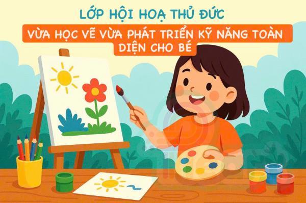 Lớp Hội Họa Thủ Đức – Vừa Học Vẽ, Vừa Phát Triển Kỹ Năng Toàn Diện Cho Bé