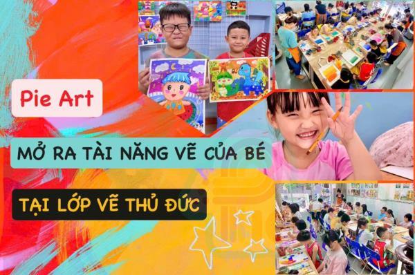 MỞ RA TÀI NĂNG VẼ CỦA BÉ TẠI LỚP VẼ THỦ ĐỨC - PIE ART